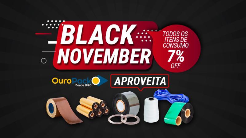 Amplie seu estoque de consumíveis para o fim de ano com as ofertas da Black November!